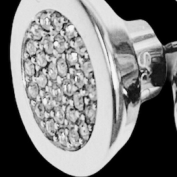 NWT MICHAEL KORS White Gold-Tone Earrings - Picture 5 of 6